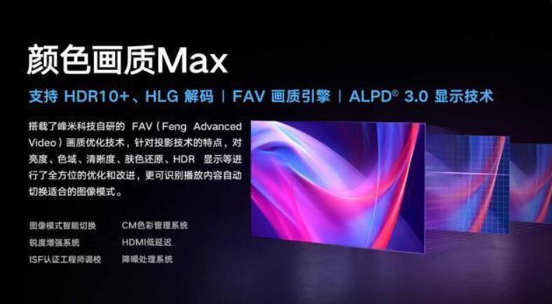 一款叫“Max”激光家庭影院身上具有哪些标签?峰米给出“模板”-视听圈