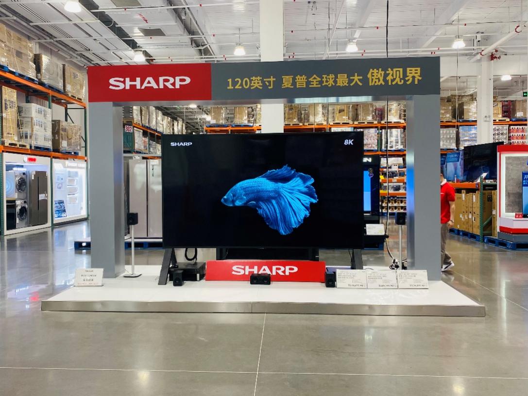 夏普120英寸8K电视进驻上海Costco-视听圈