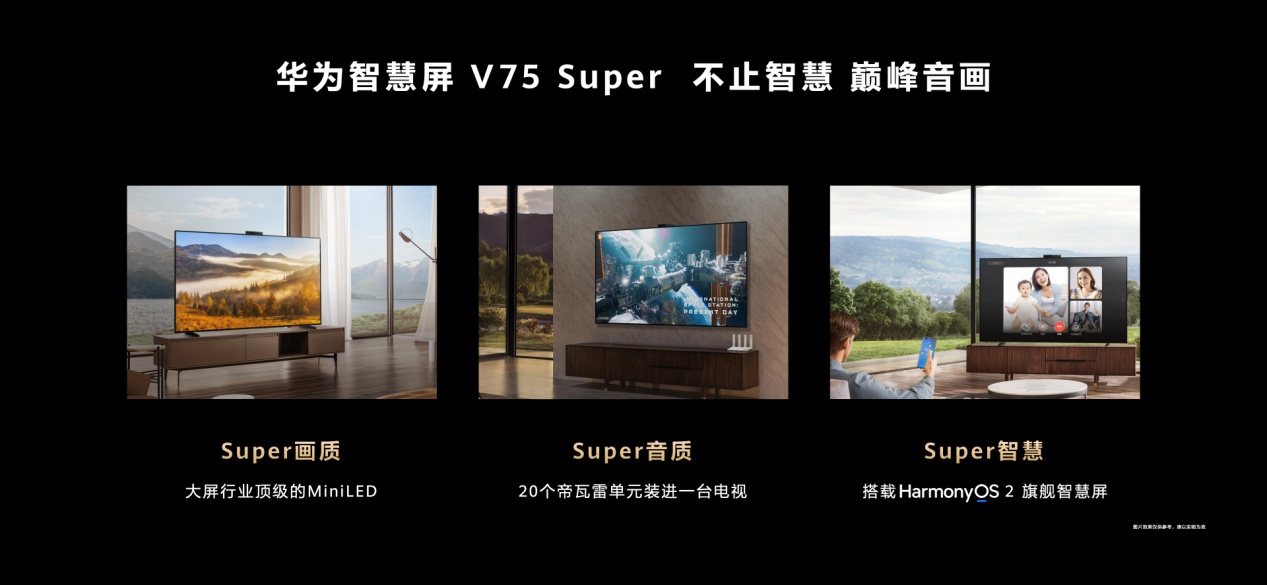 华为新款智慧屏V75 Super来了:堆料十足,价格“很华为”-视听圈