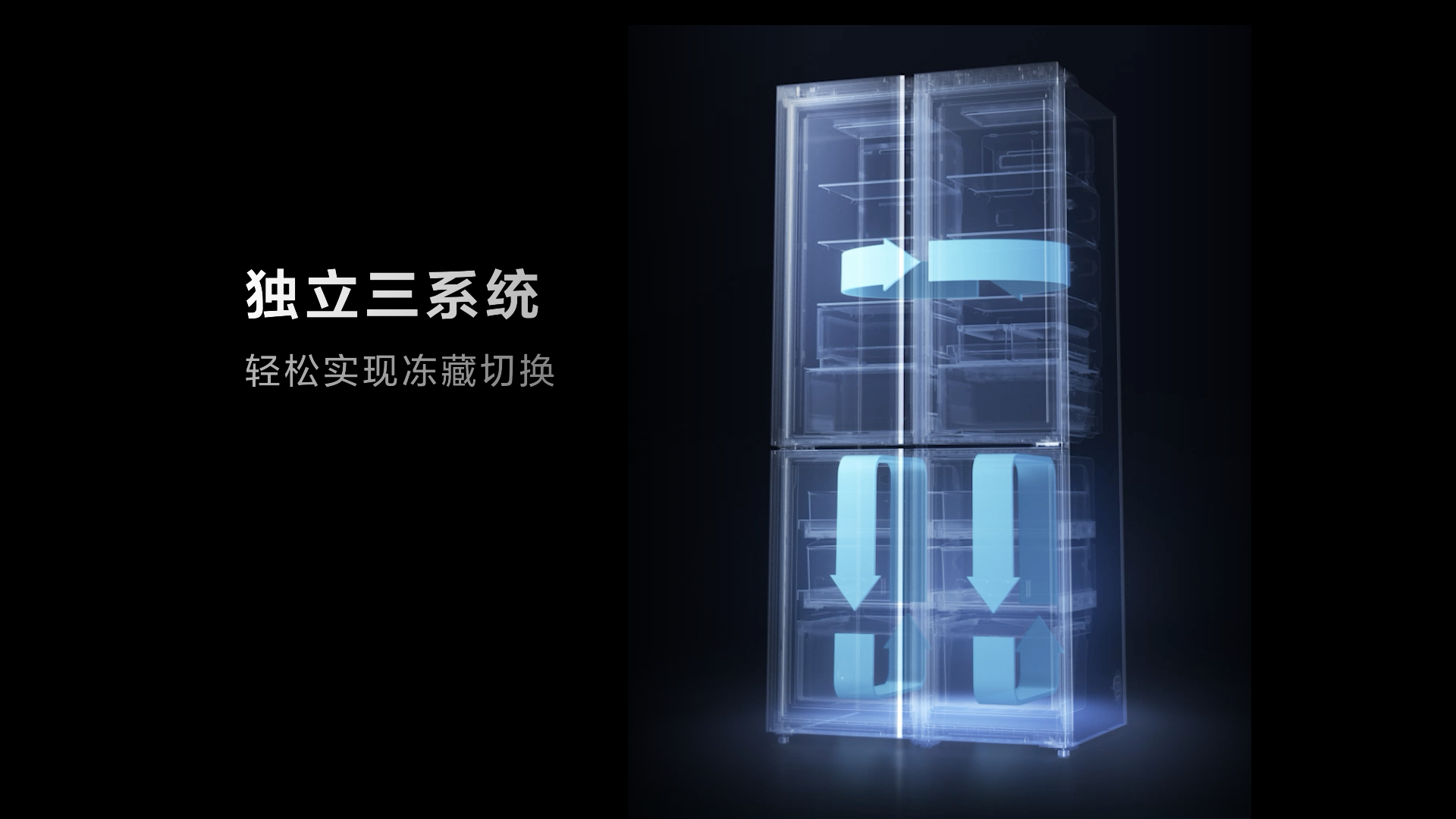 搭载分子保鲜科技,冷藏冷冻自由变,TCL格物Q10冰箱一台胜三台-视听圈