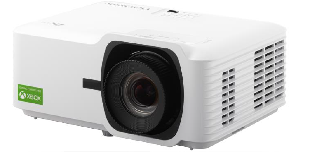 A white projector with a lens

Description automatically generated
