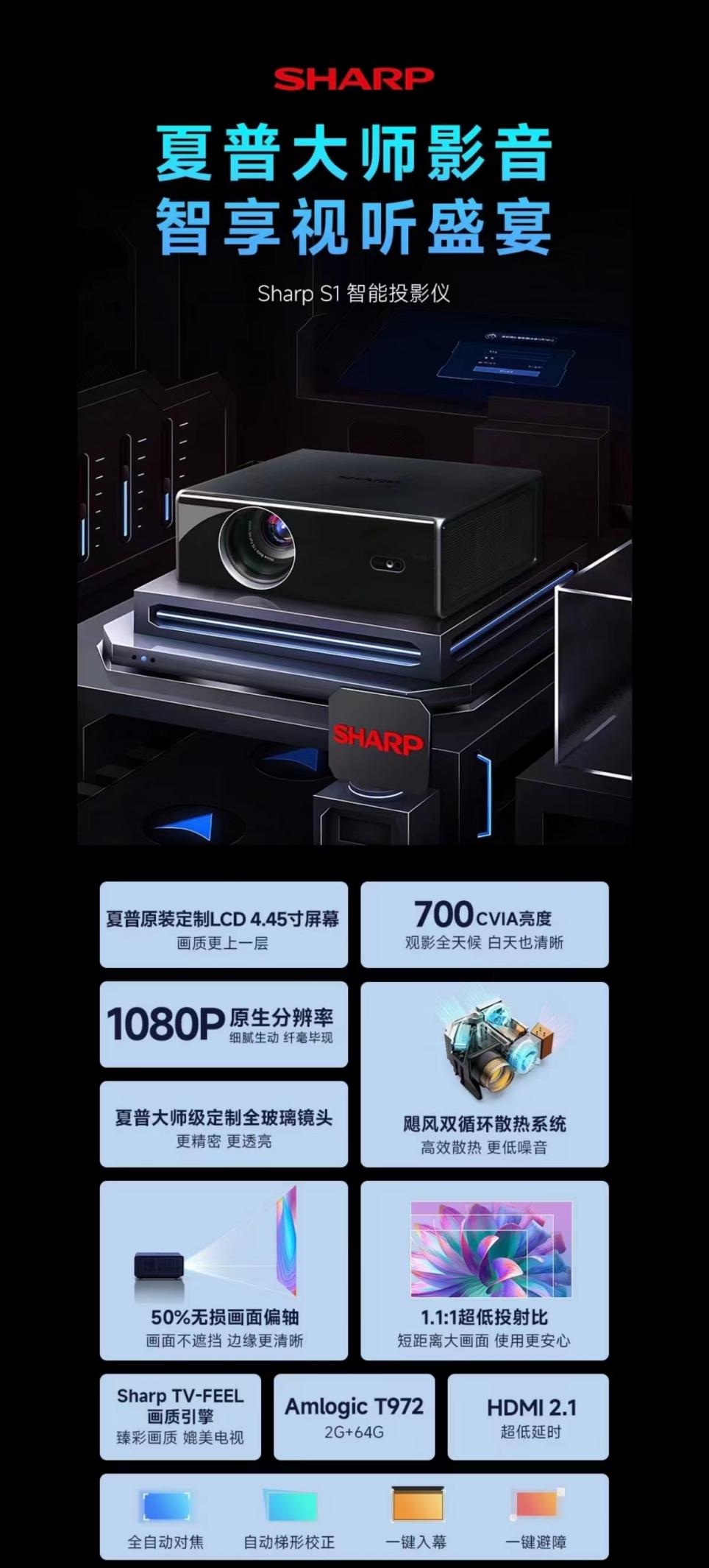 1LCD投影又迎来一个“大牌”,这一次其选用“自家芯”-视听圈