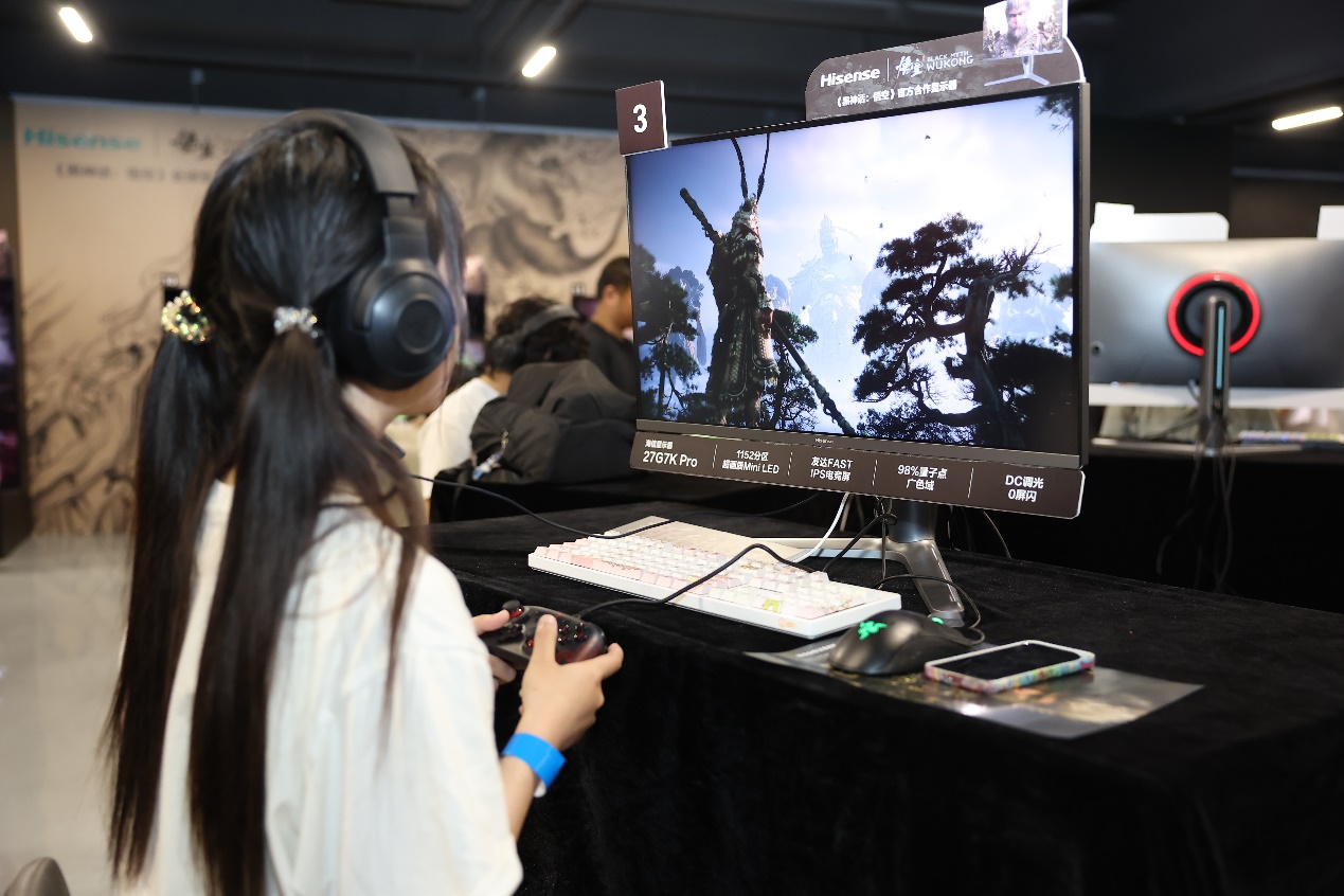 解锁《黑神话:悟空》电影级画质,海信100吋电视创下显示神话-视听圈