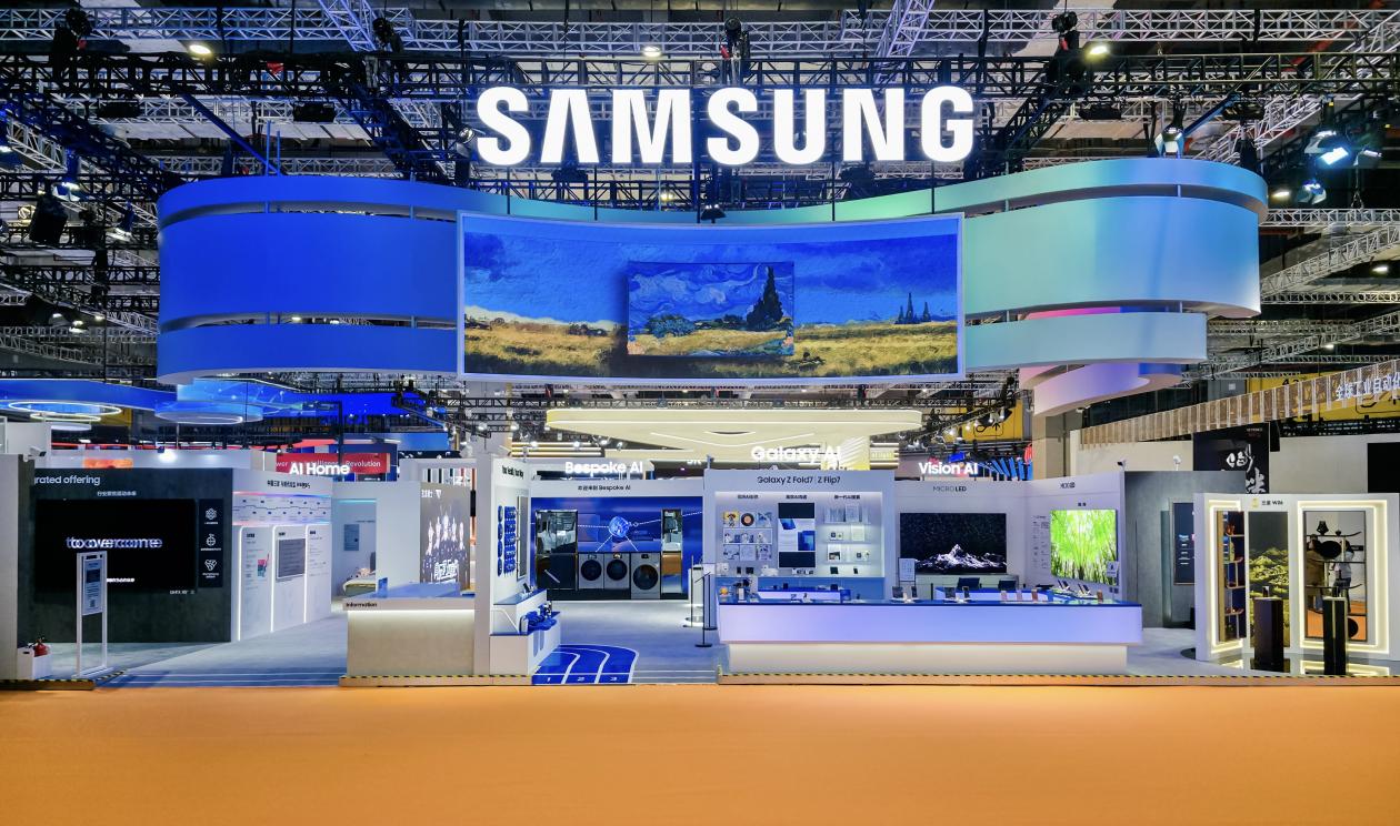 三星全矩阵产品亮相第八届进博会 以AI科技绘就智慧生活新蓝图-视听圈