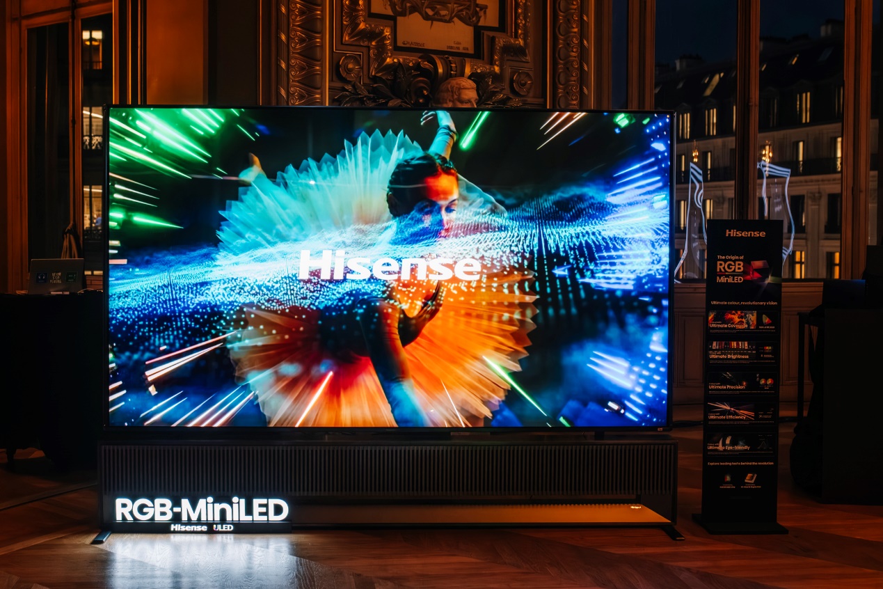 海信RGB-Mini LED电视UX携帝瓦雷炸场!在法国巴黎歌剧院大秀“好声音”-视听圈
