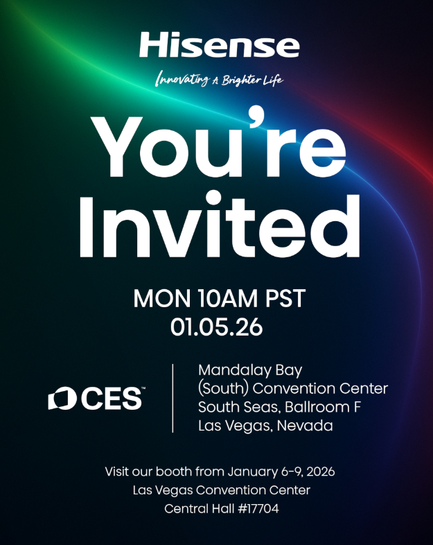 CES 2026前瞻：海信将发布全新一代RGB-Mini LED技术，再次领先一代-视听圈
