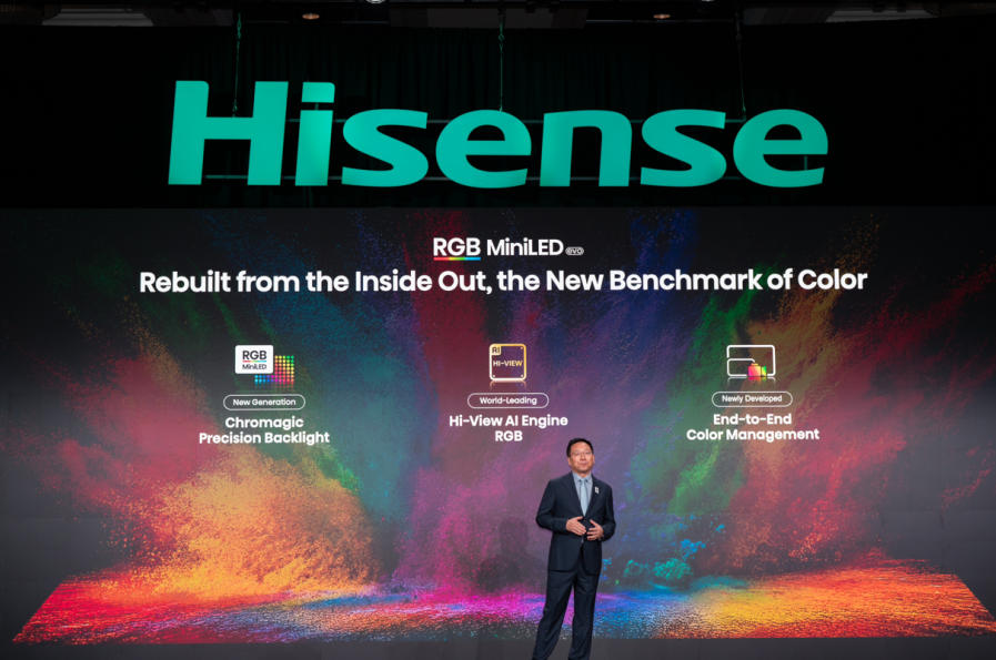 海信CES发布全新一代RGB-Mini LED,全球首创玲珑4芯真彩背光-视听圈