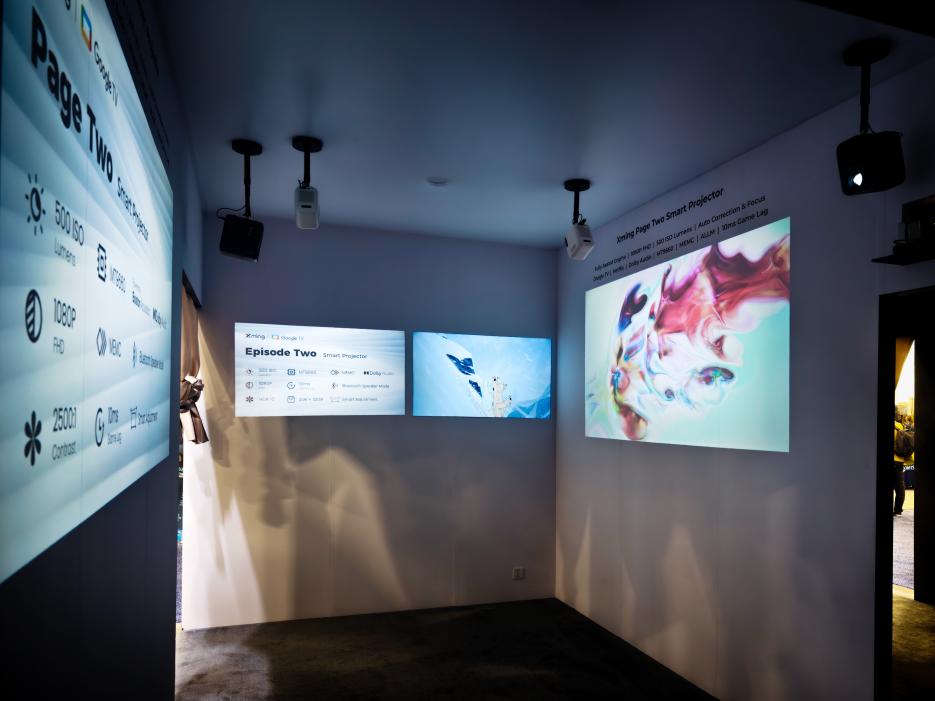 峰米科技亮相2026美国CES展,集中展示前沿显示技术与智能投影新品-视听圈