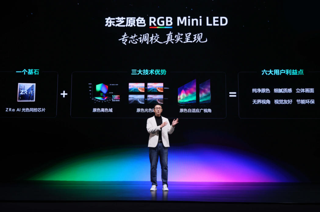 从“秀肌肉”到“全覆盖”:东芝原色RGB Mini LED全矩阵出击,打响高端电视争夺战-视听圈