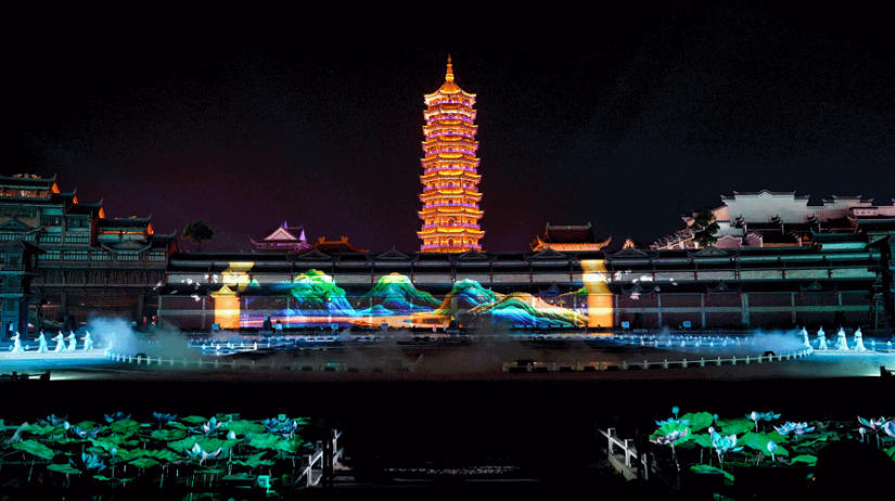 走进光影，把一座山、一条河、一面城墙，变成“能出圈”的夜游舞台-视听圈